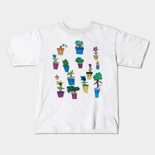 Plant doodles Kids T-Shirt